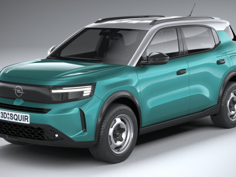 Opel Frontera Hybrid 2025 3D Model