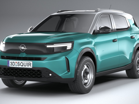 Opel Frontera Hybrid 2025 3D Model