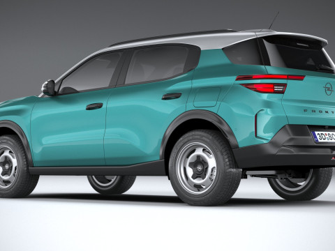Opel Frontera Hybrid 2025 3D Model