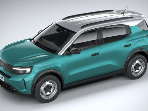Opel Frontera Hybrid 2025 3D Model