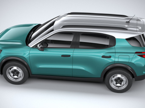Opel Frontera Hybrid 2025 3D Model