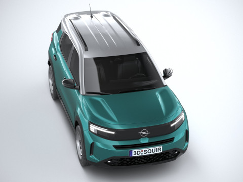 Opel Frontera Hybrid 2025 3D Model
