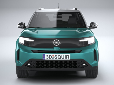 Opel Frontera Hybrid 2025 3D Model