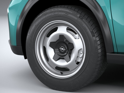 Opel Frontera Hybrid 2025 3D Model