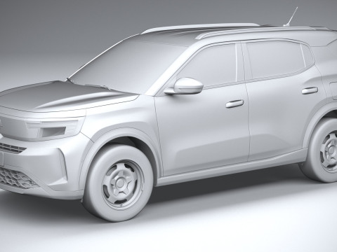 Opel Frontera Hybrid 2025 3D Model