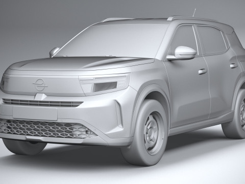 Opel Frontera Hybrid 2025 3D Model