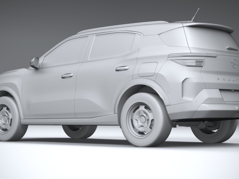 Opel Frontera Hybrid 2025 3D Model