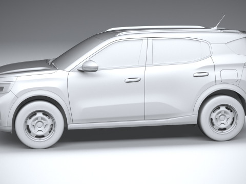 Opel Frontera Hybrid 2025 3D Model