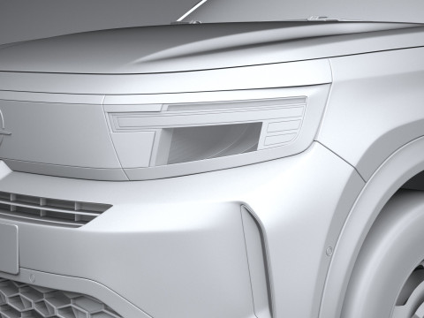 Opel Frontera Hybrid 2025 3D Model