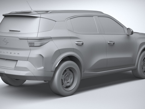 Opel Frontera Hybrid 2025 3D Model