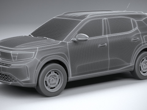 Opel Frontera Hybrid 2025 3D Model