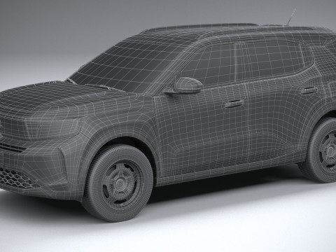 Opel Frontera Hybrid 2025 3D Model