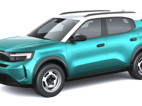 Opel Frontera Ibrida 2025 Modello 3D