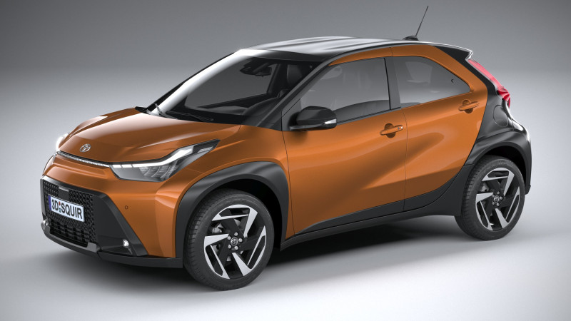 Toyota Aygo X 2026 Modèle 3D .c4d .max .obj .3ds .fbx .stl .blend 