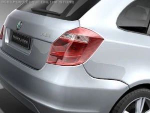Skoda Fabia Combi 2008 midpoly 3D Model