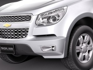 Chevrolet Colorado Extended Cab 2012 Modello 3D