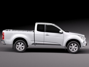 Chevrolet Colorado Extended Cab 2012 Modello 3D
