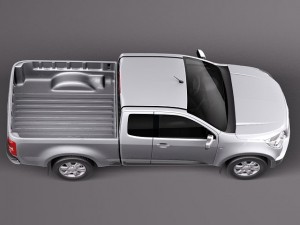 Chevrolet Colorado Extended Cab 2012 Modello 3D