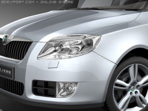 Skoda Fabia Combi 2008 Model 3D