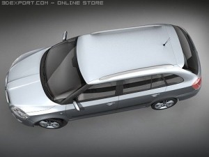 Skoda Fabia Combi 2008 Model 3D