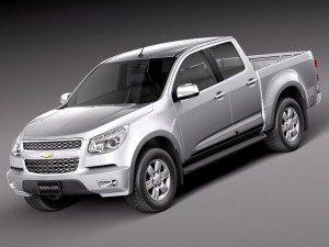 Chevrolet Colorado 2012 Double Cab 3D मॉडल