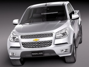 Chevrolet Colorado 2012 Double Cab Modelo 3D
