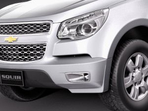 Chevrolet Colorado 2012 Double Cab Modelo 3D
