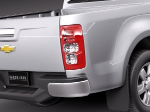 Chevrolet Colorado 2012 Double Cab Modelo 3D