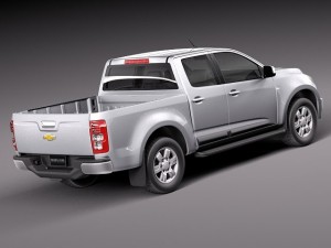 Chevrolet Colorado 2012 Double Cab Modelo 3D