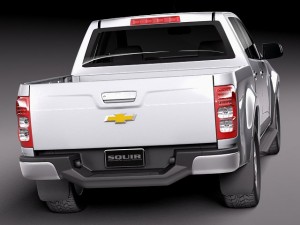 Chevrolet Colorado 2012 Double Cab Modelo 3D