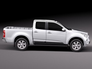 Chevrolet Colorado 2012 Double Cab Modelo 3D