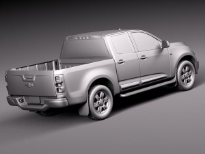 Chevrolet Colorado 2012 Double Cab Modelo 3D