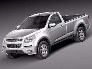 Kabin Reguler Chevrolet Colorado 2012 Model 3D