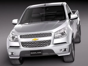 Chevrolet Colorado Regular Cab 2012 3D Model