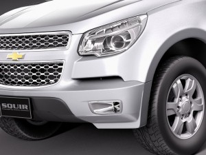 Chevrolet Colorado Regular Cab 2012 Modelo 3D