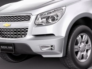 Chevrolet Colorado Regular Cab 2012 3D Model