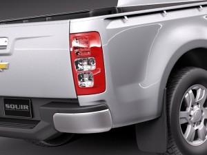 Chevrolet Colorado Regular Cab 2012 Modelo 3D
