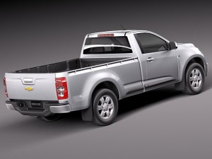 Chevrolet Colorado Regular Cab 2012 Modelo 3D