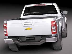 Chevrolet Colorado Regular Cab 2012 Modelo 3D