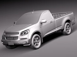 Chevrolet Colorado Regular Cab 2012 3D Model