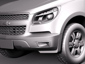 Chevrolet Colorado Regular Cab 2012 Modelo 3D