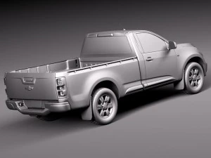 Chevrolet Colorado Regular Cab 2012 3D Model