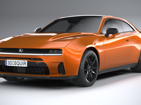Dodge Charger Scat pack 2026 3D Model