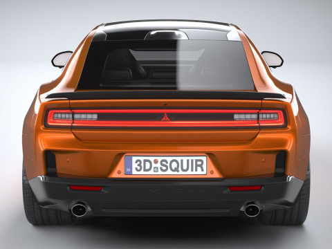 Dodge Charger Scat pack 2026 3D Model