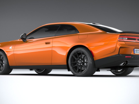 Dodge Charger Scat pack 2026 3D Model