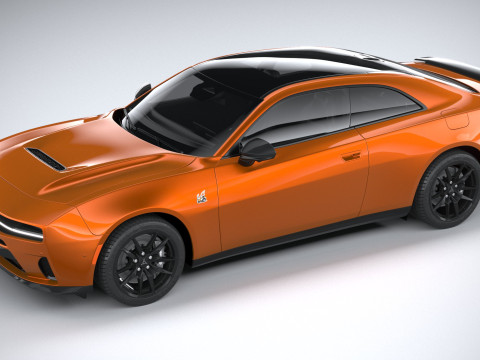 Dodge Charger Scat pack 2026 3D Model
