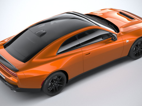 Dodge Charger Scat pack 2026 3D Model