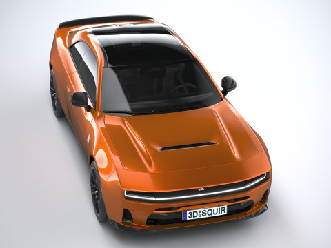Dodge Charger Scat pack 2026 3D Model
