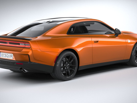 Dodge Charger Scat pack 2026 3D Model