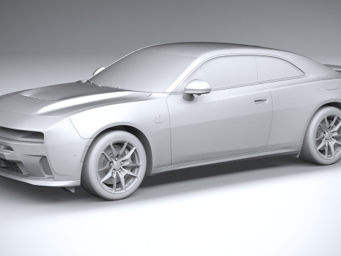 Dodge Charger Scat pack 2026 3D Model